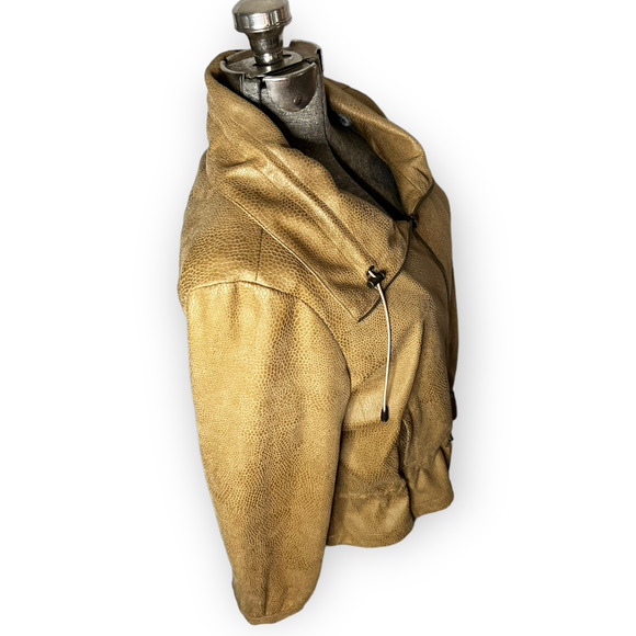 Ruby Rd. Favorites Women's Tawny Faux Suede Lizard Print Jacket Sz 12 - Picture 4 of 11